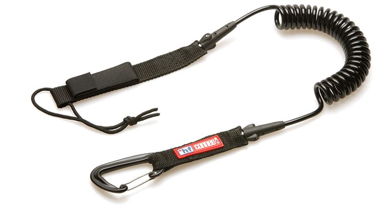 Whitewater SUP leash with quick-release system